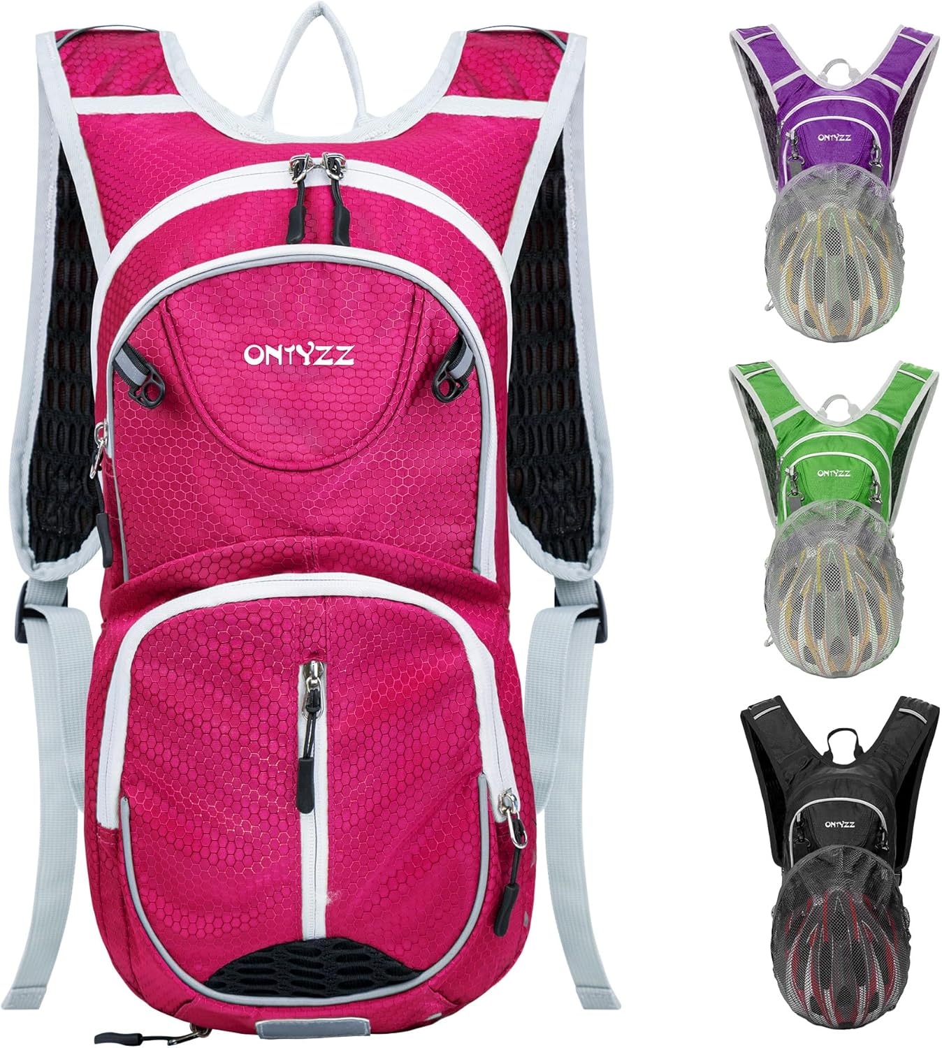 ONTYZZ Bicycle Backpack 12L Unisex Nylon Waterproof Bicycle Shoulder Rucksack Travel Backpack