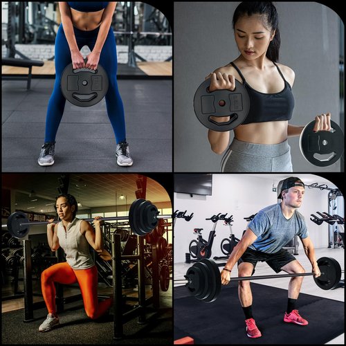 Hipicute Adjustable Barbell Weight Set, Cardio Pump Weights,，Adjustable Free Weights for Home and Gym Workout, 40 LB