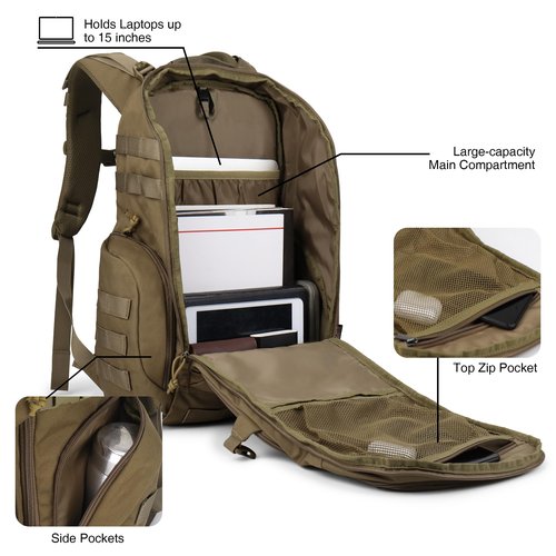 Mardingtop 30L Casual Backpack for Men and Women, Commuter Backpack for Daily Work, Travel