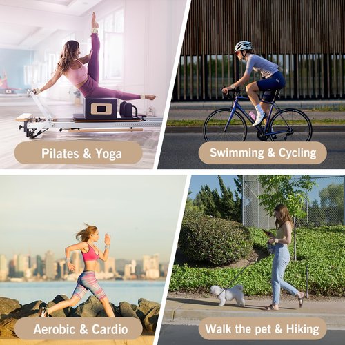Wrist and Ankle Weights, Set of 2 (1lb Each) Adjustable Wrist and Pilates Weights Set for Women and Men, for Runs, Jogs, Walks, Yoga, Dance, Pilates, Cardio, Aerobics, Strength