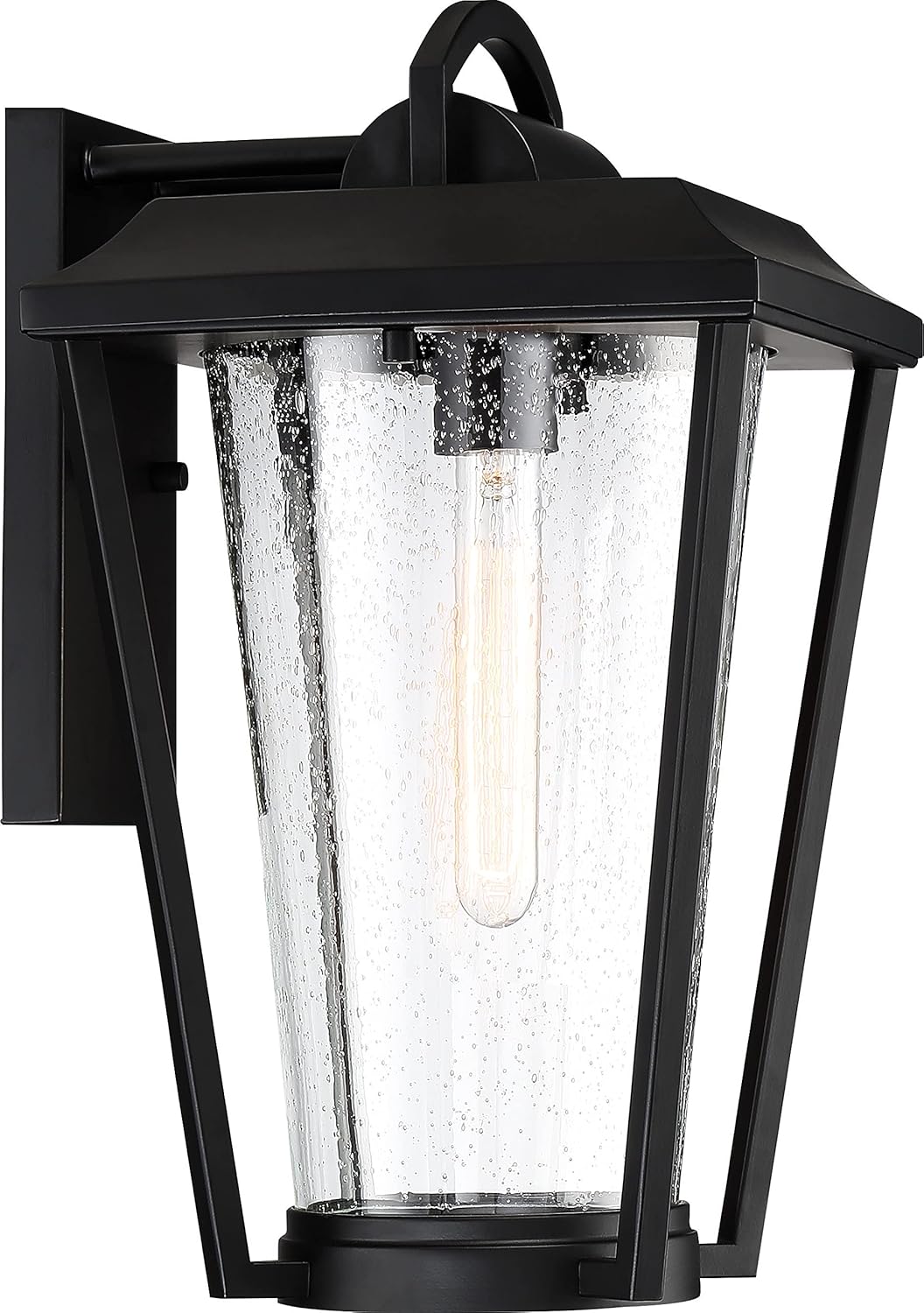 Nuvo 60/6514 Lakeview Lighting Fixture, 1Lt Hanging, Aged Bronze Finish with Clear Seed Glass