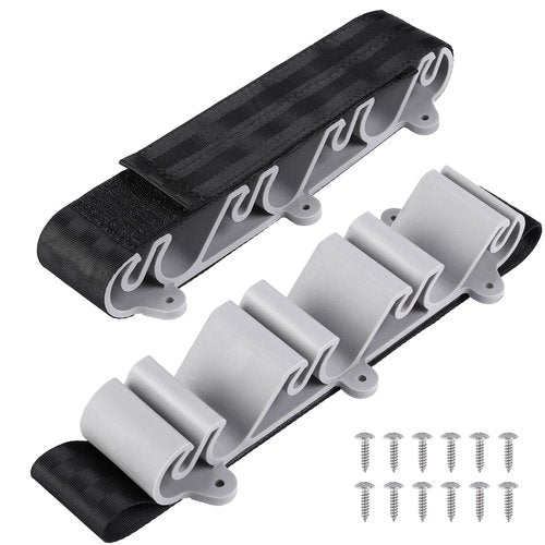 RunNico 2 pack Boating Vertical Fishing Rod Holders,Fishing Rod Holder,Boating Vertical Fishing Rod Rack for Storage,Fishing Pole Strap for Boat Deck