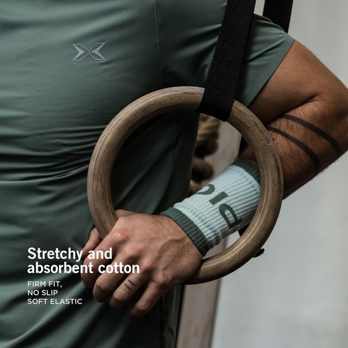 PICSIL - Cotton Sports Wristbands | Absorbent and Breathable | Ideal for Gym, Cross Training, Running and Tennis | Use with Grips | Unisex Design | Purple