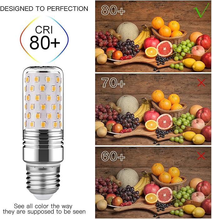 gezee 15W LED Cylindrical Bulb, 3000K(Warm White), E26 LED Light Bulbs 120 Watt Equivalent,1500lm, LED Chandelier Bulbs, Non-Dimmable LED Lamp(3-Pack)