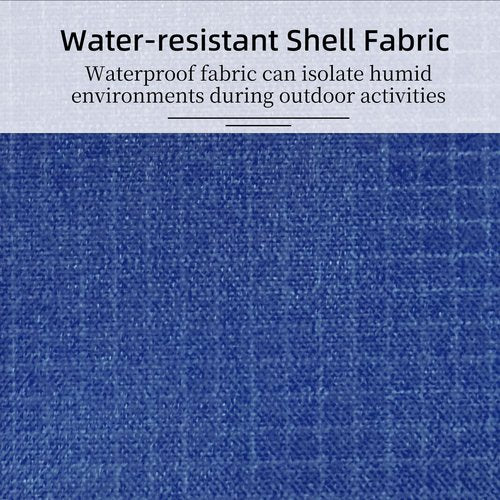 VESPERBUDDY Jumbo Sleeping Bag for Adult&Kids,Cold&Warm Weather with Compression Sack and Water Resistant for Family Camping,Travel and Car Camping (Dark Blue with Right Hand)