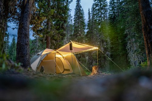 DOD 1Pull Dome Tent - 3 Person Waterproof Pop Up Tent for Camping and Backpacking - Easy Instant Setup