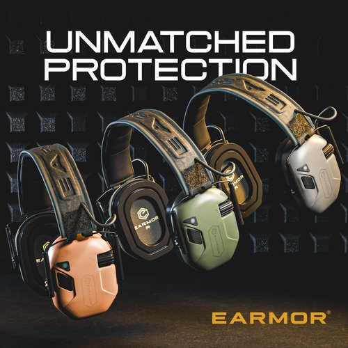 EARMOR M300T Electronic Hearing Protection with Bluetooth Shooting Earmuffs Noise Reduction for Hunting Shooting, SNR 29dB Dynamic Noise Control, Green