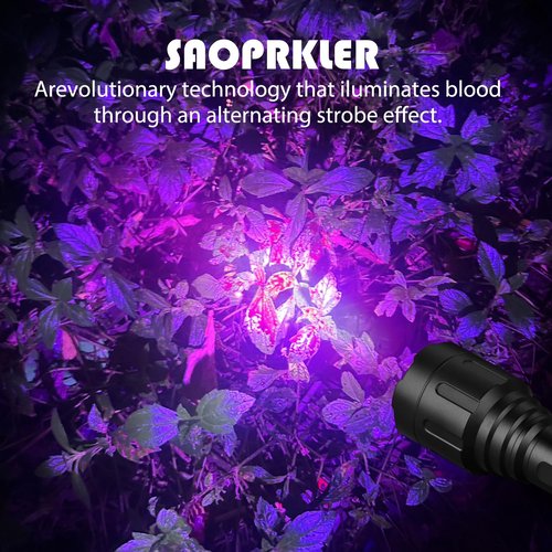 SAOPRKLER Stalker-Z1 Deer Blood Tracking Light Flashlight High Definition Blood Trail Flashlight Deer Hunting Accessories Gifts for Mens