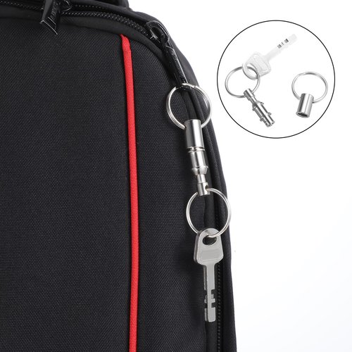 6 Pcs Detachable Key Ring Quick Release Detachable Keychain, Dual Pull Apart Key Chain Spring Split Snap Separate Double Keys Ring Lock Valet Keys Flashlights DIY Crafts Accessories