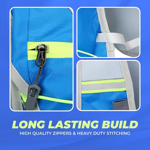 Hydration Vest with 2L Water Bladder for Running, Hiking & Cycling – Lightweight Waterproof Backpack with Reflective Straps, Breathable Design & Adjustable Fit for Men & Women