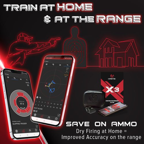 Mantis X3 Dry Fire Training System + Universal MagRail Magazine Floor Plate Adapter