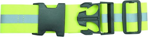 Endura Max Reflectives Reflective Elastic Belt or Sash, Military Heritage Style Glow Belt, Running Walking Motorcycling, Adjustable (Lime Green Ultralight, Regular)