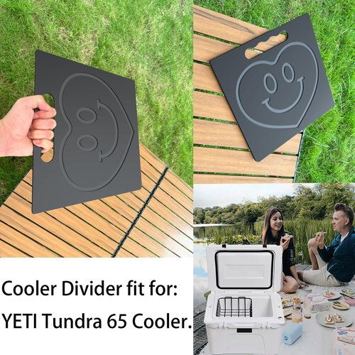 Cooler Divider, YETI Tundra 65 Cooler Divider Cutting Board, Cutting Board and Dividers - Specifically Designed for Compatible with The Yeti Tundra 65 Quart Models Coolers.