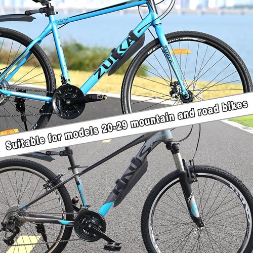 BALINGE Front Fender MudGuard Mudflap Without Fork Mount for MTB, Road, E-Bike - Black