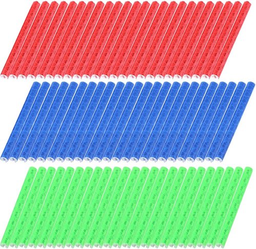 Alomejor Wheel Reflector Mount Clips for Spokes, Reflective Strips for Night Cycling Riding Safety with Warning Reflective Tube (Blue)