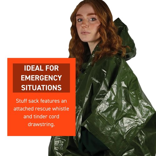 SOL Sport Utility Poncho, Green