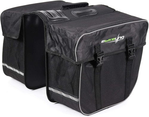 EBIKELING Bike Rack Bag - 28L Waterproof & Reflective Stripe Bicycle Rear Rack Bag, Durable & Secure for Commuting & Cycling Enthusiasts