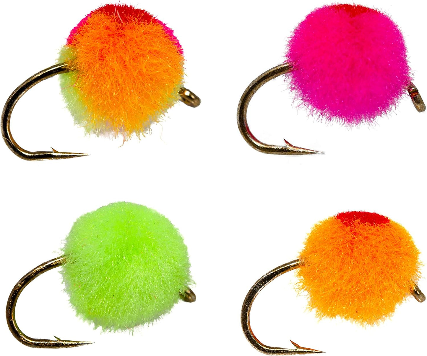 Outdoor Planet 12 / 24 Pack All-Time Favorites Dry Fly and Nymph Lure Assortment for Trout Fly Fishing