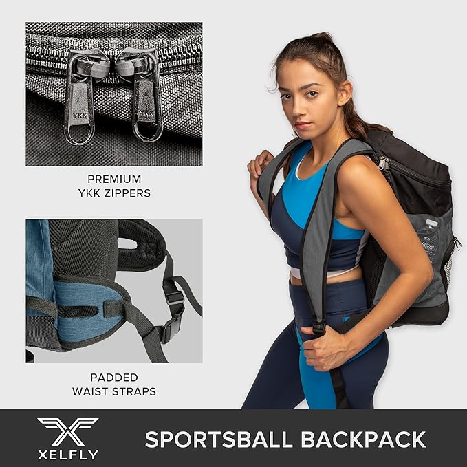 Basketball Backpack with Ball Compartment