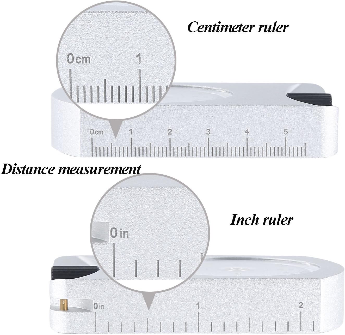 Professional Mini Altimeter Aluminum Sighting Clinometer Slope/Height Measurement Tilt Level Meter Angle Finder Clinometer Gauge Measurement Tool