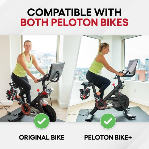 TrubliFit Replacement Seat & Handlebars Slide Adjustment Handles - L Handle for Original Peloton Bike and Bike+ - All Metal Handles 2-Pack