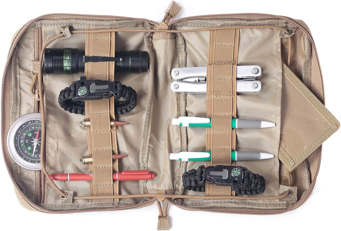 Tactical Molle Admin Pouch Multi-Purpose Modular Utility Tool Bag