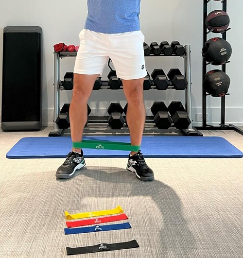 PELLO Resistance Bands Set | Premium-Quality | Durable | 5-Piece Loop Exercise Bands Kit with Carry Bag | Extra Light to Extra Heavy Tension Levels | Eco-Friendly Latex Material | Perfect Resistance