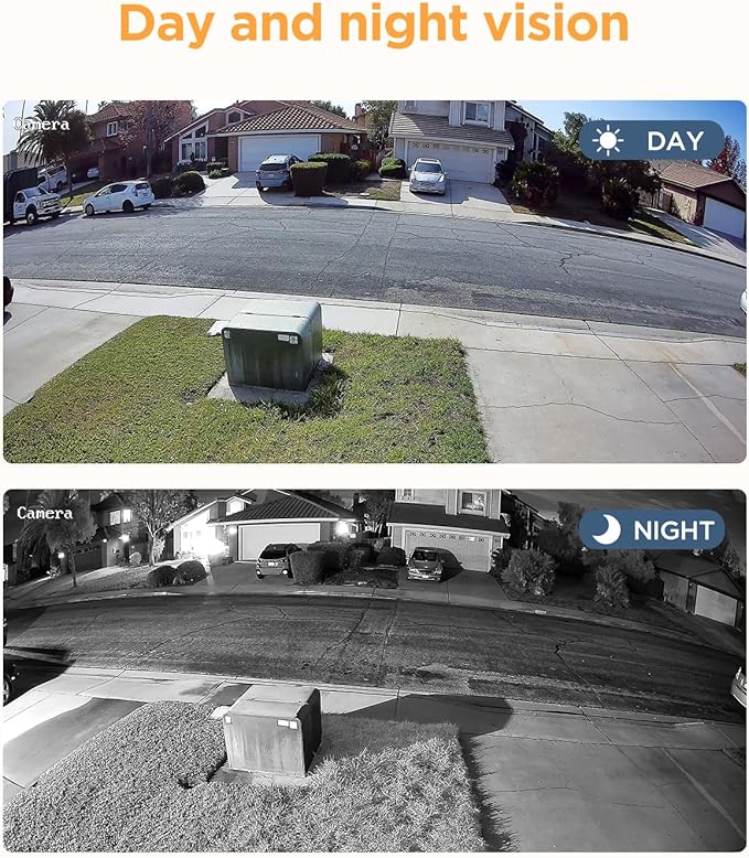 NVR Security Camera System 8 Channel, 6X 5MP Wired Surveillance IP Dome Turret Camera with Person Detection for Home Security, 100ft IR Night Vision, 4K 8CH PoE NVR 2TB HDD, PD93A0608-5M