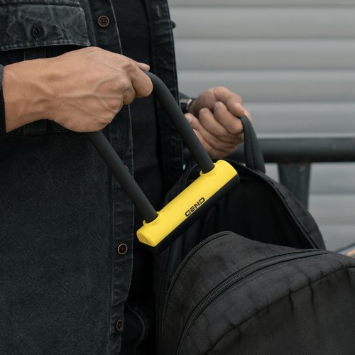 GEND Heavy-Duty Anti-Theft Bike Lock with 16.2 mm Hardened U-Lock & 3 ft Chain, Cut-Resistant Bicycle, Motorcycle, Scooter, E-Bike Lock, Weather-Resistant, Lighted Keys, Mount Bracket