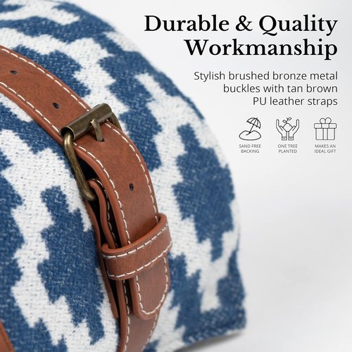 Komorebi Extra Large Picnic Blanket - 78” x 59” – Waterproof Outdoor Blanket, Foldable & Portable Sandproof Beach Blanket – Grey Travel Mat with Faux Wool & Carry Handle