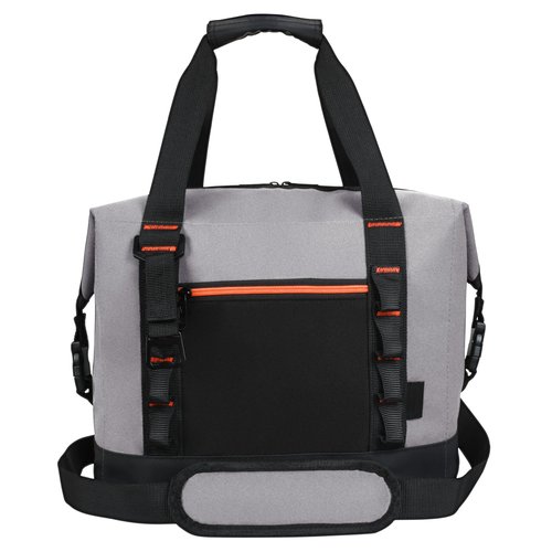 30 Cans Insulated Cooler Bag, Collapsible Leakproof Outdoor Camping Cooler with Zippered, Reusable Portable Grocery Cooler Bags for Travel, Picnic, Camping, Kayaking