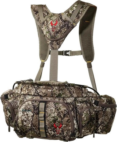 Badlands Monster Fanny Pack - 1100 Cubic Inch Hunting Waist Pack with Flex Frame, Adjustable Shoulder Straps