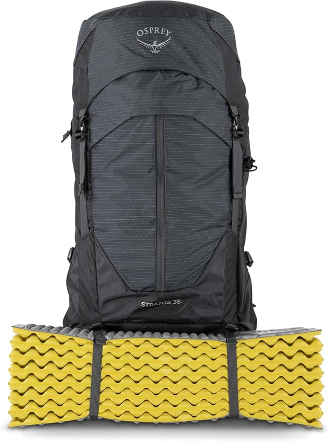 Osprey Stratos 36L Men's Hiking Backpack, Tunnel Vision Grey