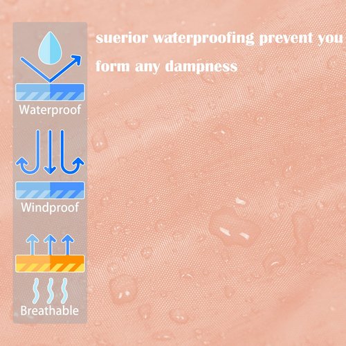 Sleeping Bags for Adults&Kids,Lightweight Waterproof Warm Weather Sleeping Bag,Compact Portable Sleeping Bag for Camping,Essentials Gear for Camping Hiking Outdoor Travel (Pink&Khaki)