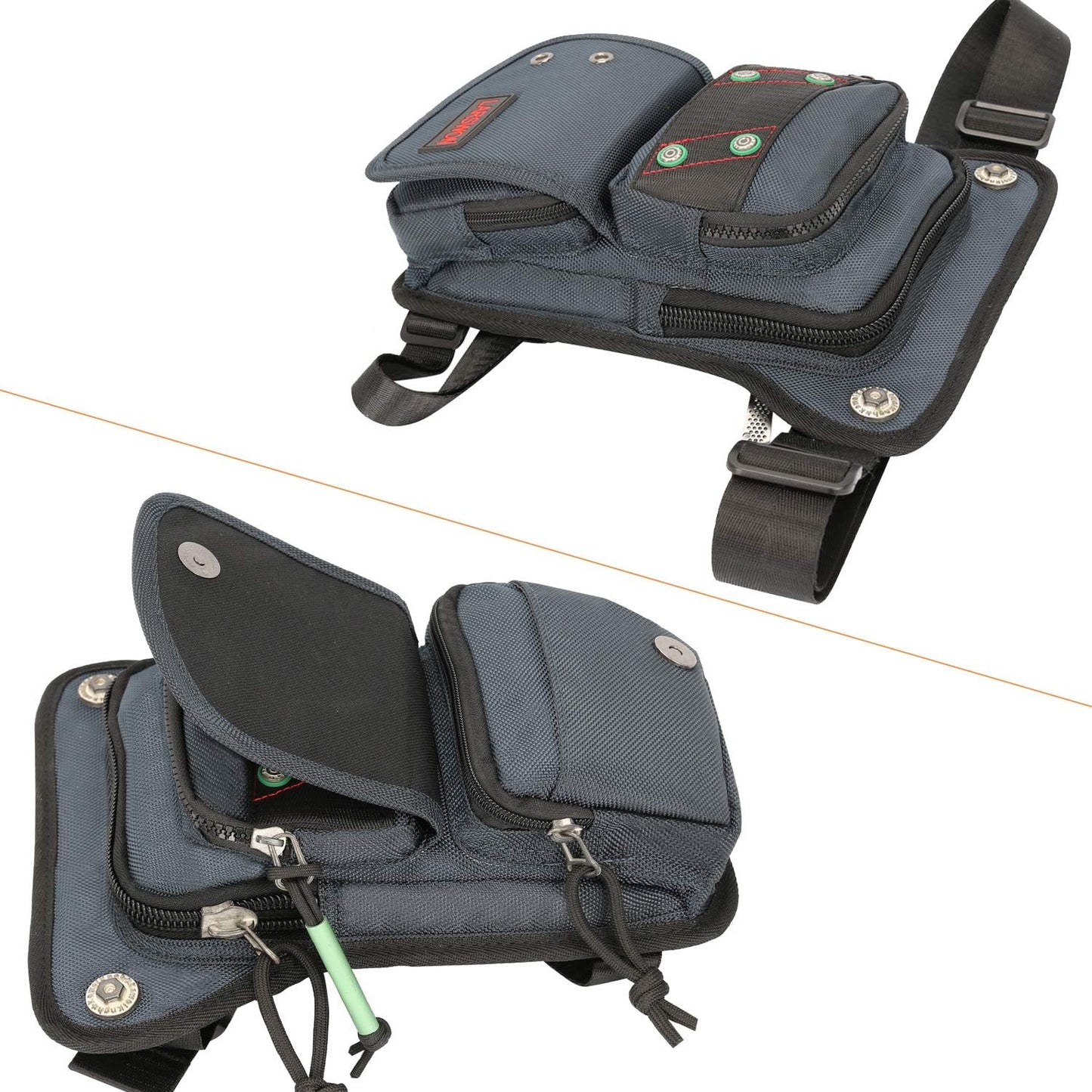 Thigh Pack, Larswon Leg Bag Thigh Pouch Bag Tactical Waist Bag Motorcycle Bag Waterproof