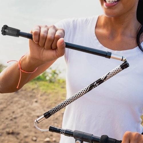 Trekology Trekking Pole Accessory Set – Bundle Tips for Concrete & Flat Roads – Durable Replacement Tips for Hiking Poles, Walking Sticks & Trekking Poles (4Tips & 2Snow Baskets)