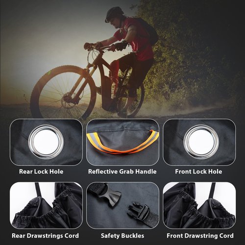 Outdoor Mountain Bike Cover Oxford Cloth Waterproof Cover Bike Clothing For Mountain Road Electric City Bike