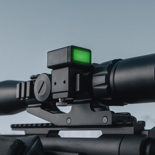 Shooters Global SG Pulse | Precision Shooting Assistant. Electronic Anti Cant Level, Elevation Angle Indicator, MOA Indicator, Captures Shots & Free Mobile app with Extra Features (M-LOK), Black