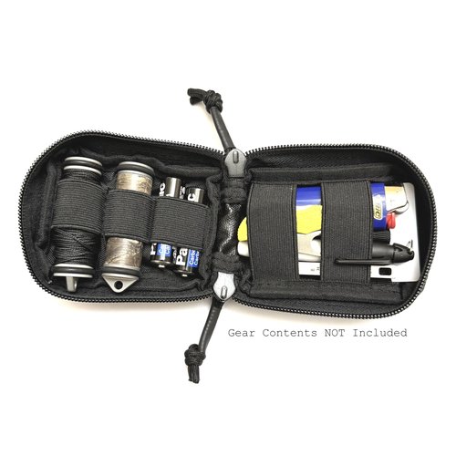 EDC Pouch - Small Everyday Carry Gear Pouch - Full Zip Tactical Pocket Bag - Made by Gear Spool