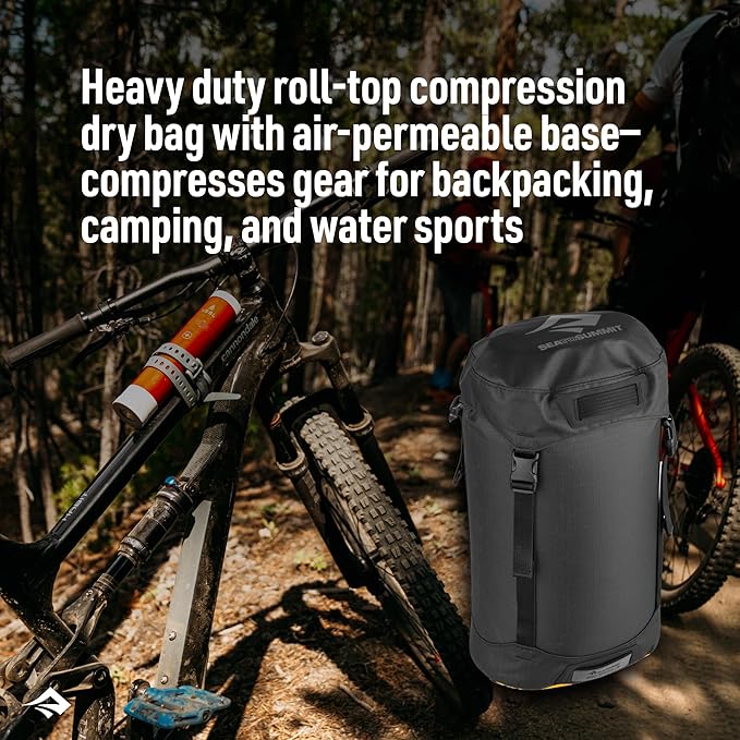 Sea to Summit eVac Heavy Duty Compression Dry Bag, Waterproof Dry Storage, 13 Liter