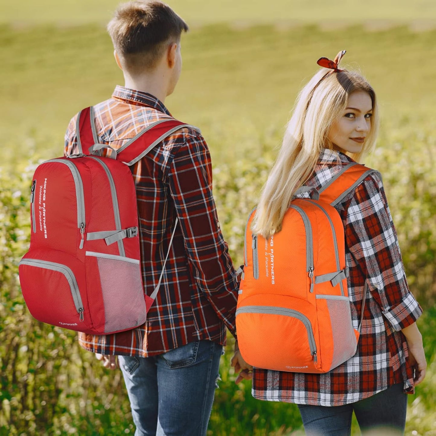 ZOMAKE Lightweight Packable Backpack - 35L Light Foldable Hiking Backpacks Water Resistant Collapsible Daypack for Travel(Dimgray)