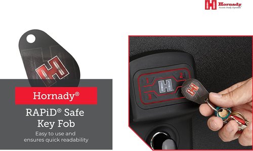 Hornady Rapid Safe Key Fob 2-Pack - Secure Access for Firearm Storage