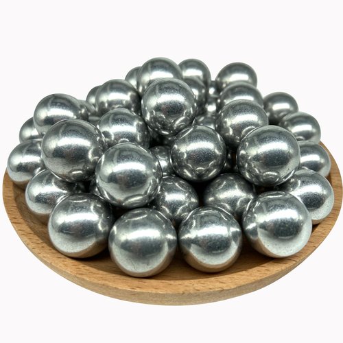 Alien Play 35 x 68 Aluminum Balls Self Defense Glass Breaker, 68 Caliber Hard Solid Ammo Projectiles Compatible with Byrna SD/LE and Umarex T4E HDR68/ HDS68/HDX68/ HDB68 (7.3 Grams, Silver)