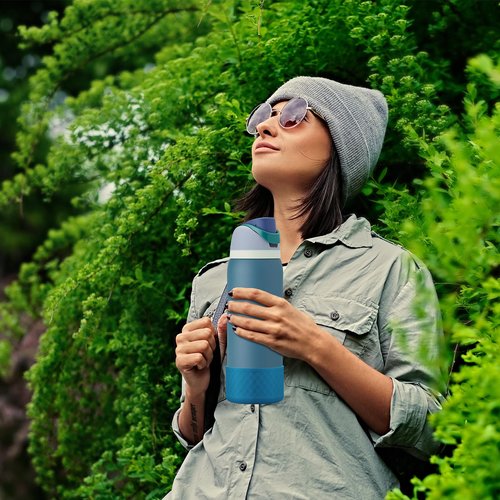 YOUCOX Silicone Boot for Owala Water Bottle 40 oz, Anti-Slip Protective Sleeve for FreeSip/Twist/Flip Stainless Steel Water Bottles, Bottom Cover for Owala Accessories, BPA Free, Dishwasher Safe