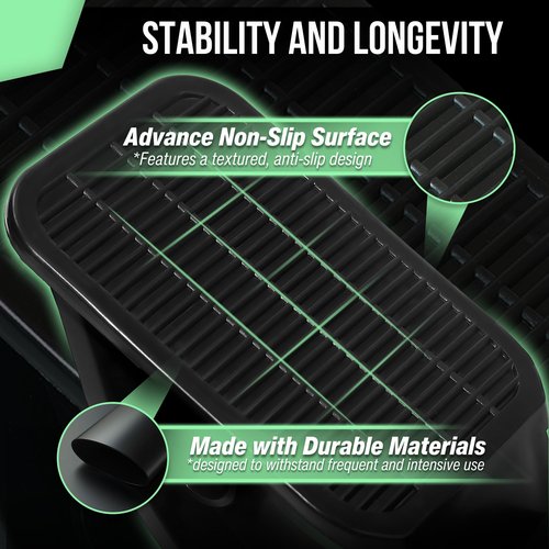 FitnessX Foot Rocker, Durable Calf Stretcher for Achilles Tendon Relief, Plantar Fasciitis Recovery, and Ankle Pain Support, Calf Exerciser, Foot Stretcher Strengthener, Non-Slip Design for Home, Gym