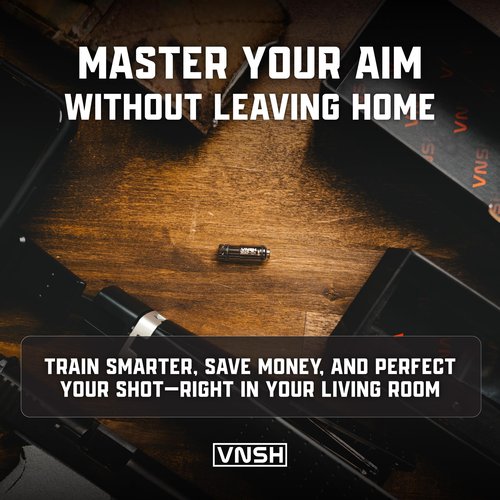 VNSH - Laser Strike Training System | Dry Fire Laser Training | Laser Training Cartridge | High Accuracy | Most Professional | 5 Yards to 100 Yards Range | Caliber Compatibility (9MM)