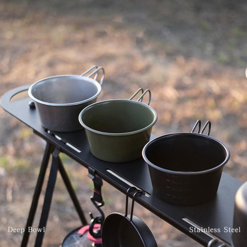 Thous Winds Stainless Steel Sierra Cups, 450ml Camping Cups, Silver