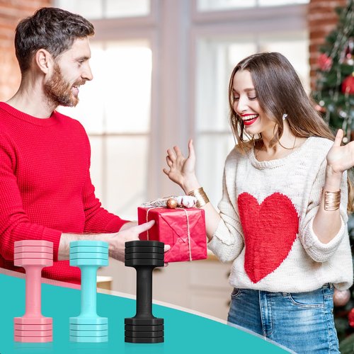 EQUIPRO Adjustable Dumbbell Set, 4 in 1 Weights for Women at Home, Hand Weights Dumbbells for Women, Each 2lb 3lb 4lb 5lb Fast Adjust Weight with Soft TPU Handle for Home Gym Exercise Training
