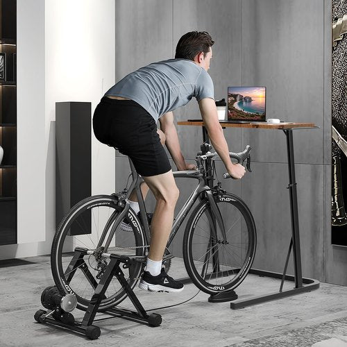 VTORY Adjustable Standing Desk for Walking Pad Treadmill, Desk for Cycling/Bike, Workstation Standing Table for Treadmills Walking Pads, Trainer Stand Table for Indoor,Attachment,Bar for Walking Pad