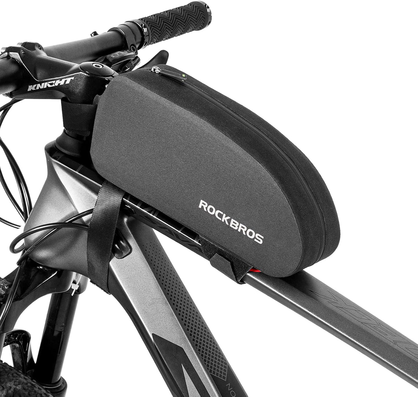 ROCKBROS Bike Top Tube Bag Bicycle Front Frame Bag Waterproof Bike Pouch Pack/Phone Bag Cycling Accessories Pouch for Mountain Road Bike Medium